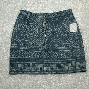 Free People Denim Skirt
